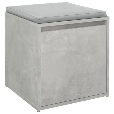 Produktbild von vidaXL Schubladenbox Betongrau 40,5x40x40 cm Holzwerkstoff