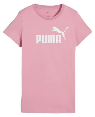 Produktbild von Puma Ess N1 Logo Kurzarm-t-shirt Rosa L Damen Rosa L