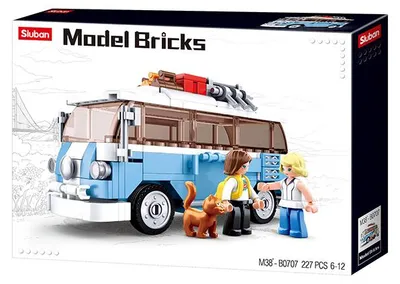 Produktbild von Sluban Blaue Hippie-Van