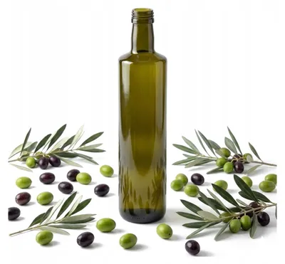Image de Bouteille en verre ambré de 750 ml pour huile d'olive, teintures, capacité 0,7 litre