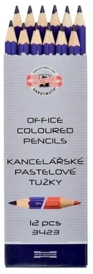 Image de Crayon de couleur Koh-i-noor 3423, rouge-bleu, 12 pièces