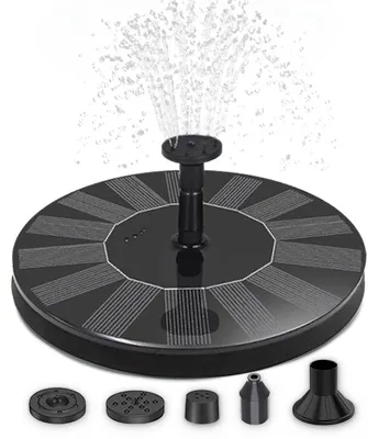 Produktbild von Solar-Brunnen Wasser-Fontäne für Garten Springbrunnen Miniteich