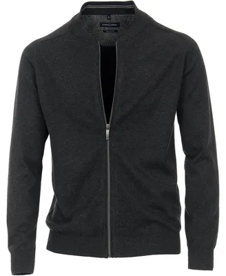 Produktbild von CasaModa Übergrößen Strickjacke anthrazit melange