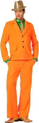 Produktbild von L3300312-56 orange Herren Anzug 70er 80er Jahre Gr.56