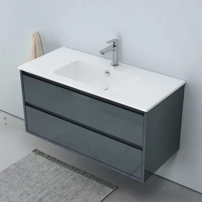 Produktbild von Loft Waschtisch mit Unterschrank 100 cm, 2 Auszüge