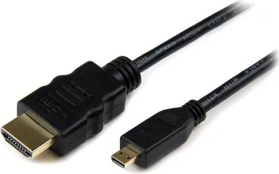 Produktbild von Startech.Com 2m High Speed Hdmi Cable With Ethernet, Hdmi To Hdmi Micro