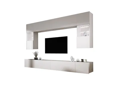 Obrázok produktu pre Kašmírová nástenná skrinka, šírka: 300 cm, výška: NASTAVITEĽNÁ cm, hĺbka: 42 cm