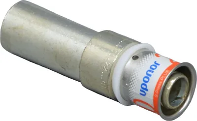 Produktbild von Uponor Übergang auf Kupfer S-Press PLUS aus Messing, verzinnt 20x22mm