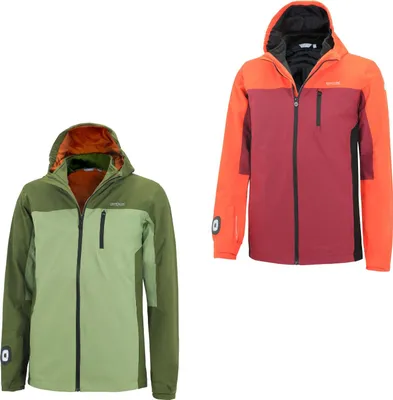 Produktbild von Regatta Trekktain 3 in 1 Jacke für Jungen Wasserdicht mit Kapuze, Farbe:Weinrot, Kinder Größen:176