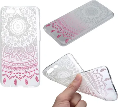 Produktbild von Henna Cover für OnePlus 5 Case Schutz Hülle Silikon Sonne Weiß