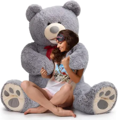 Image de Ours en peluche géant de 150 cm, jouet en peluche doux et moelleux