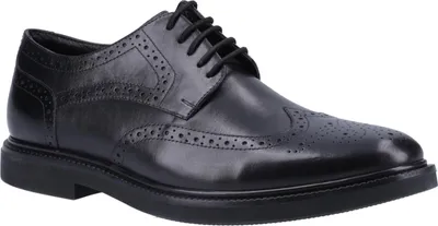 Produktbild von Hush Puppies - "Kingston" Halbschuhe für Herren, Leder FS11881 (40,5 EU) (Schwarz)