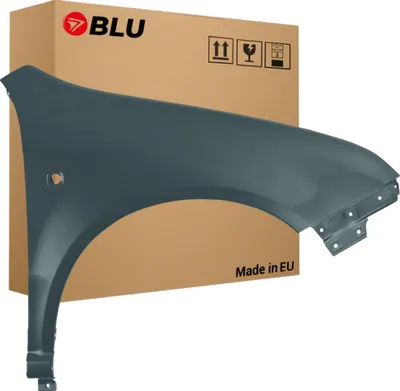 Immagine prodotto di BLU Parafango compatibile con Skoda Fabia I (6Y) LF7V Destra Grau GraphitGrau | 1999-2007 | Anteriore | Verniciato | Pronto per il montaggio | Acciaio