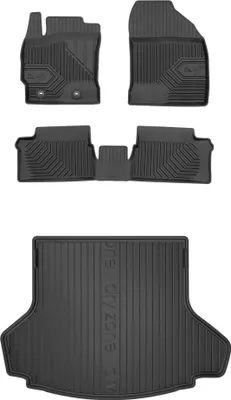Produktbild von FROGUM Gummimatten Auto Fußmatten + Kofferraummatte für Toyota Auris II 2012-2018