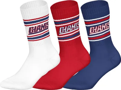 Produktbild von New York Giants 3pk Crew Socks