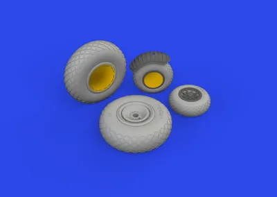 Produktbild von Eduard Accessories 6481028 - 1:48 B-24J wheels - Neu