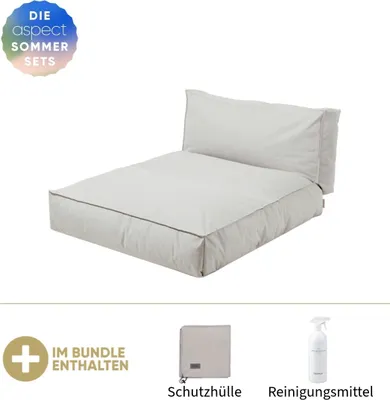 Produktbild von Blomus Outdoor-Bett -STAY- 120 x 190 cm inkl. GRATIS Schutzhülle & Reinigungsmittel Cloud