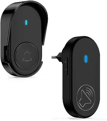 Productafbeelding van Waterdichte, draadloze deursensor voor buiten, zwart, IP66 beschermingsgraad