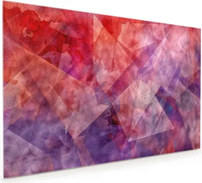 Produktbild von Küchenrückwand Spritzschutz Glas mit Motiv Abstrakte Kunstform 40 x 40 cm