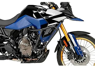 Image de PUIG 21719N Barre de protection  adaptée à la SUZUKI DL800 V-STROM DE Noir
