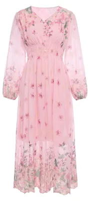 Image de JEONA - Robe pour femmes - Rose - Taille XS