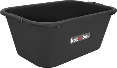 Immagine prodotto di KOTARBAU®: Vaschetta per malta, secchio per malta, 66 x 55 L, 45 x 28 cm, colore nero