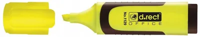 Produktbild von D.RECT Schul- und Büro-Textmarker Gelb 2-5mm