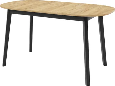 Produktbild von Masseno ESSTISCH VITO S 150 cm - 190 cm / 80 cm x 77 cm Ausziehbar Esszimmertisch, Küchentisch, Ovaler Tisch, Modern Design