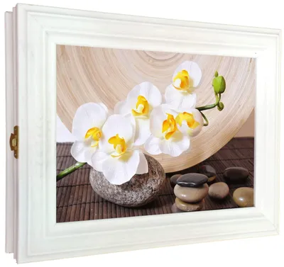 Productafbeelding van Houten Sleutelkast met Vintage Look en 7 Haken
