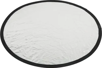 Zdjęcie produktu dla Srebrno-złoty reflektor 2 w 1 Przenośne mini okrągłe światło do fotografii Oświetlenie fotograficzne 110 cm / 43,3 cala