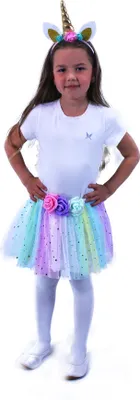 Produktbild von RAPPA Kinder Tutu-Rock Einhorn Kostüm