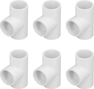Zdjęcie produktu dla Trójnik PVC do instalacji sanitarnych i wodociągowych - 12 sztuk