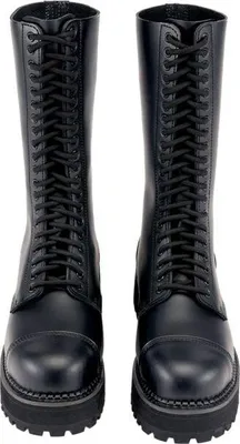 Produktbild von Brandit Boot Uni Plateau Phantom 20 Eyes schwarz Basics Leder EU39