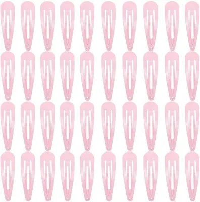 Produktbild von 40 Metallhaarspeldjes 5cm rosa für Damenhaar