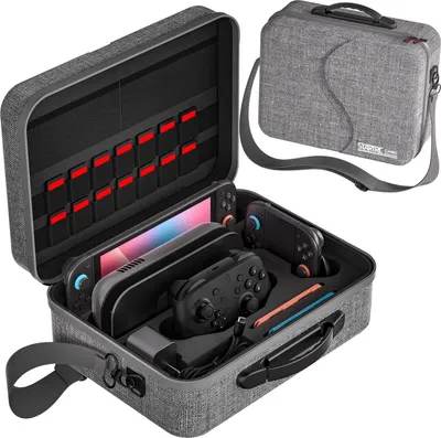 Produktbild von Für Nintendo Switch 2 Tragetasche Multifunktionale Aufbewahrungstasche Bag Grau