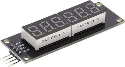 Produktbild von 6-stellige LED-Segmentanzeige TM1637, 0.36 Zoll, Rot