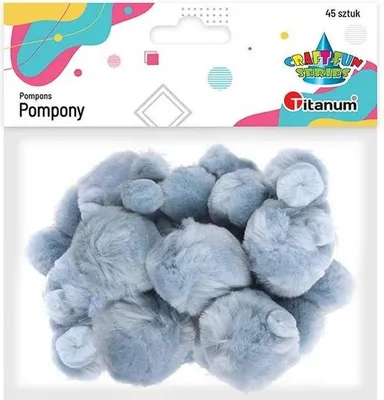 Zdjęcie produktu dla Pompony Akrl.a`45 Szary 16073D