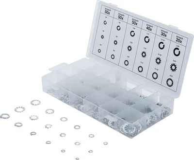 Immagine prodotto di BGS TECHNIC Sort. Rondelle, 8113, 720 pz