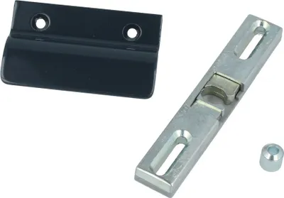 Produktbild von Balkontür-Set Aluminium Balkontürgriff Balkontürschnäpper mit Hülse Alu Ziehgriff Anthrazit - RAL7016