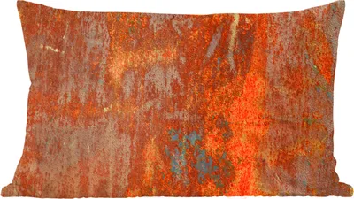 Produktbild von MuchoWow® Zierkissen Sofakissen Wohnzimmer Dekokissen 60x40 cm Rost - Industriell - Stahl - Kopfkissen - Polster mit Foto