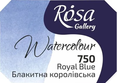 Zdjęcie produktu dla Rosa 343750 Farba akwarelowa 750 Royal Blue 2,5 ml 1 szt.