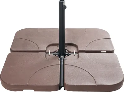 Obrázek produktu pro BELIANI Slunečník černý, syntetický materiál, čtverec 104 x 104 cm