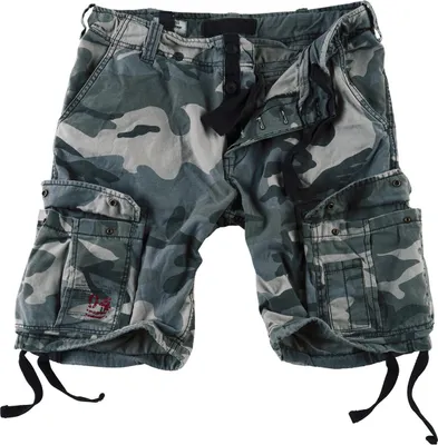 Produktbild von SURPLUS Airborne Vintage Shorts, blackcamo