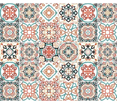 Produktbild von Selbstklebende Fliesenaufkleber für Küche und Bad – 30 Azulejos Carmilio Fliesenaufkleber – 30 Aufkleber 15 x 15 cm