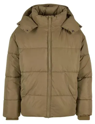 Zdjęcie produktu dla Bunda Urban Classics Puffer Jacket With Flap Hood tiniolive - M