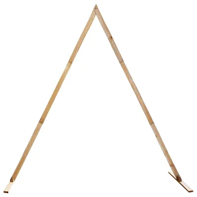 Obrázok produktu pre vidaXL Svadobný oblúk Svetlo hnedý 202 x 95 x 254 cm Masívne drevo Borovica