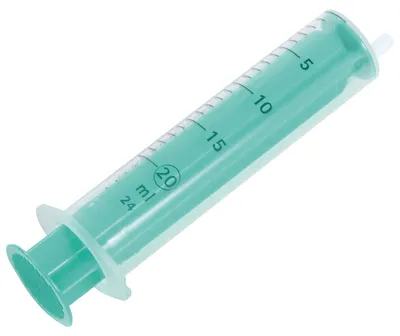 Produktbild von EDUPLAY 120726 Spritze 20 ml, transparent/türkis