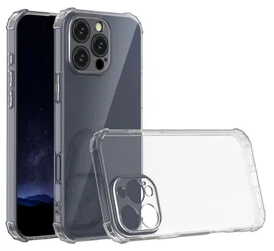 Obrázek produktu pro Pro Apple iPhone 16 Pro Shock TPU Ochranný kryt mobilního telefonu Transparentní