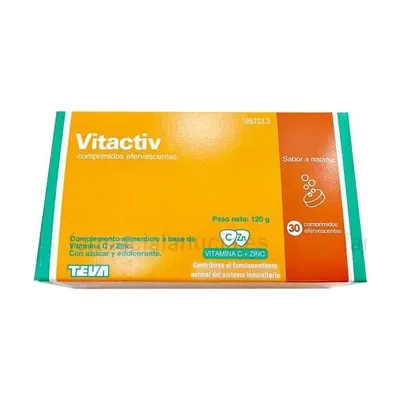 Zdjęcie produktu dla Teva Vitactiv 30 Tabletki musujące 120g
