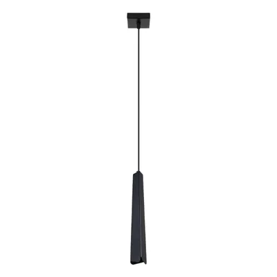 Zdjęcie produktu dla Lampa wisząca PRYSM 1 czarna 1xG9 8W stal 120x8x8cm Sollux Lighting